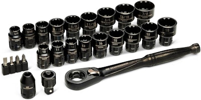 GearWrench 25-Piece 3/8" Drive Pass Through Ratchet and Socket Set for $33 + free shipping
