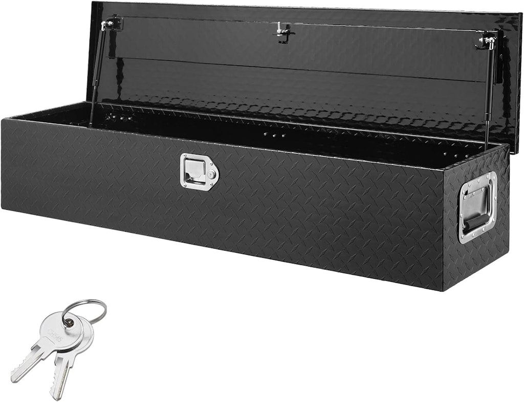 Vevor 48"x15"x15" Heavy Duty Aluminum Truck Bed Tool Box: $148