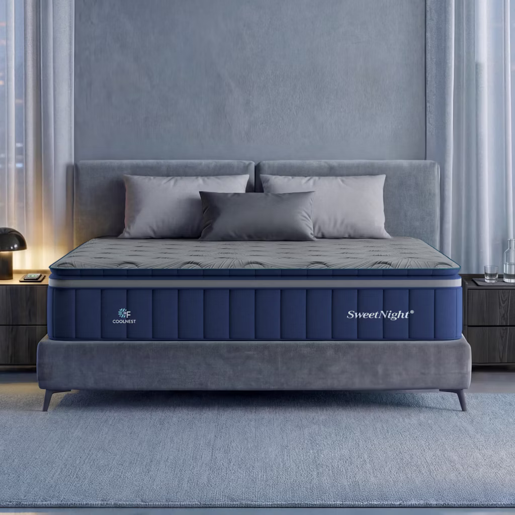SweetNight CoolNest Hybrid Mattress + 2 Pillows: Extra 25% off SweetNight CoolNest Hybrid Mattress + 2 Pillows: Extra 25% off