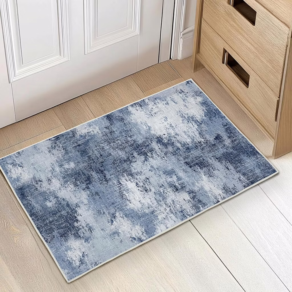 Amada HomeFurnishing 2x3-Foot Washable Modern Abstract Rug: $6.99