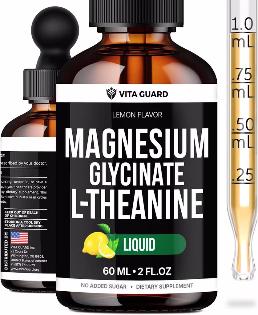 Vita Guard Magnesium Glycinate 500mg Liquid Drops: $11.48