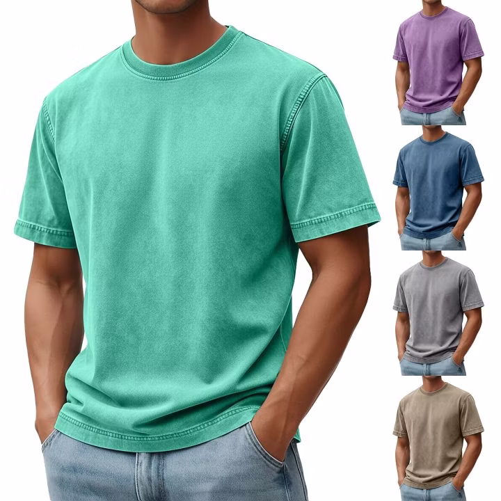 Men's 100% Cotton Acid Wash T-Shirt: 2 for $10 Men's 100% Cotton Acid Wash T-Shirt: 2 for $10