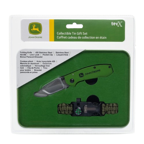 John Deere TecX Collectible Tin Gift Set: $18 John Deere TecX Collectible Tin Gift Set: $18