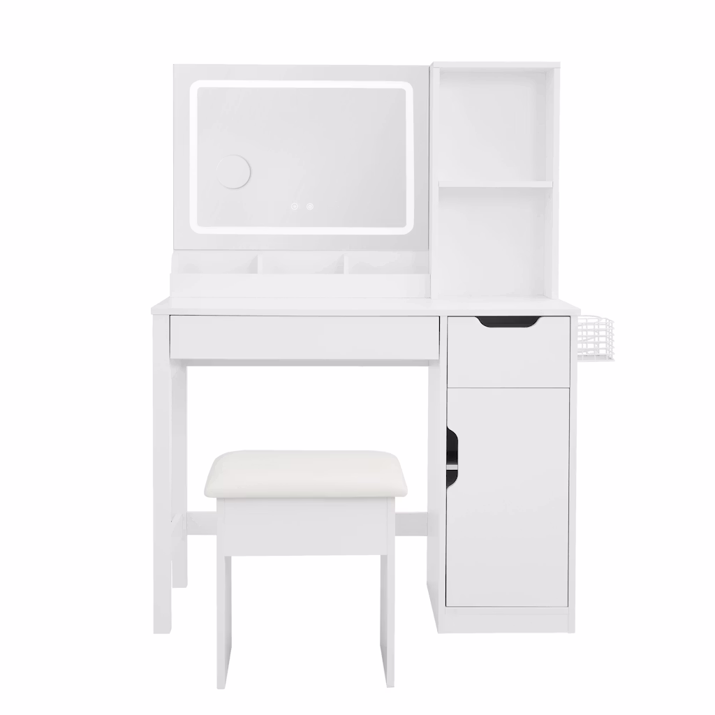 Mainstays Get Ready with Me Deluxe Vanity Set w/ Built-In Power: $116 Mainstays Get Ready with Me Deluxe Vanity Set w/ Built-In Power: $116