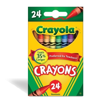 Crayola Crayons 24-Pack: Free w/ purchase at Staples Crayola Crayons 24-Pack: Free w/ purchase at Staples