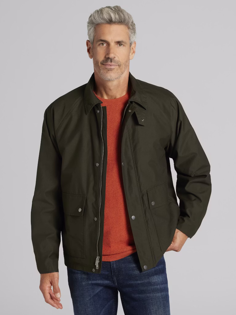 Joseph Abboud Men's Cotton Blend Casual Jacket: $40