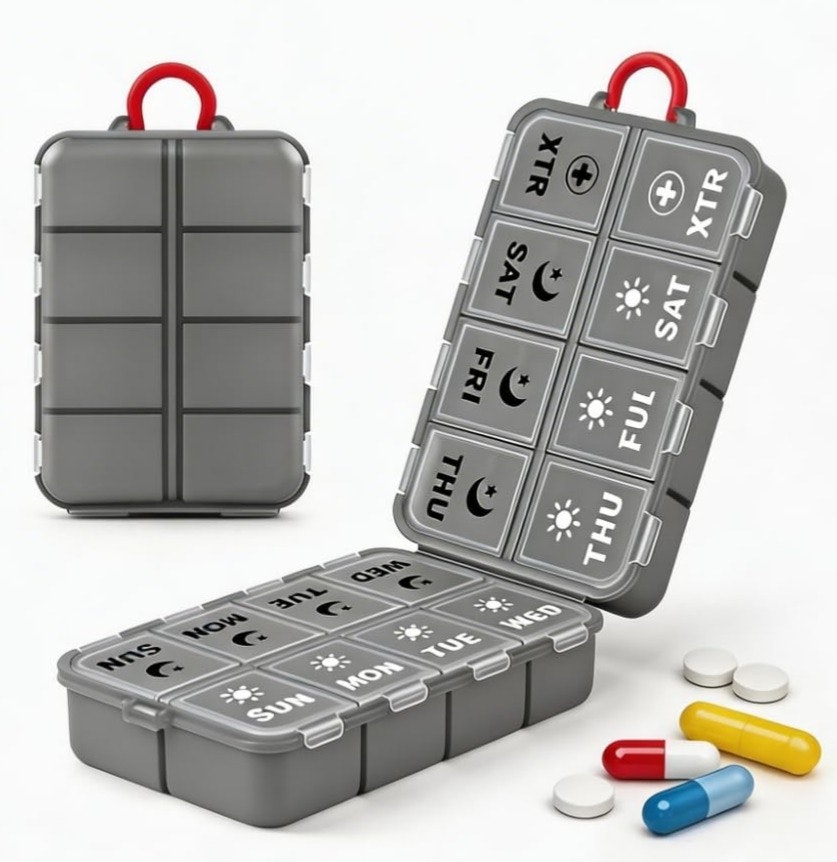 Travel Pill Organizer: 70c Travel Pill Organizer: 70c