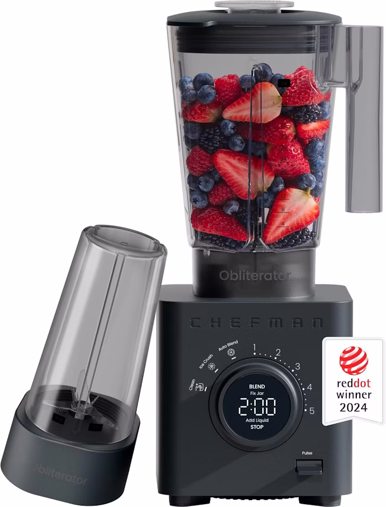 Chefman Obliterator 1,380W 48-oz. Countertop Blender w/ 20-oz. Travel Cup: $54.35
