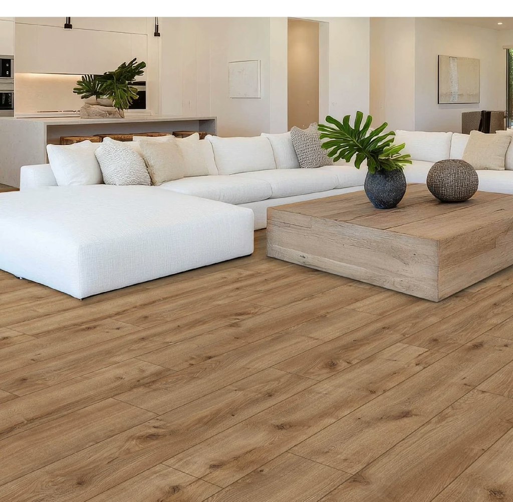 Select Surfaces Dakota Waterproof Laminate Flooring: $28 Select Surfaces Dakota Waterproof Laminate Flooring: $28