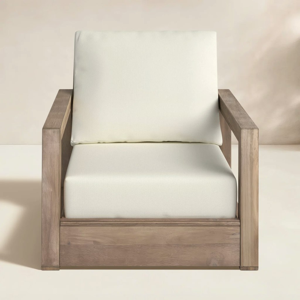 Donnie Acacia Outdoor Lounge Chair at Joss & Main: 22% off