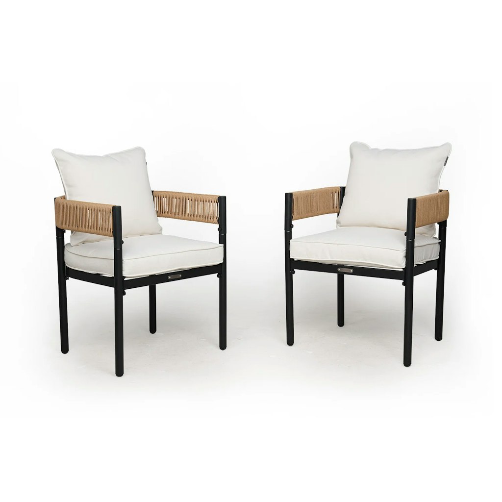 Outdoor Dining Chair With Cushions Set Of 2 at Joss & Main: $359 + extra 10% off Outdoor Dining Chair With Cushions Set Of 2 at Joss & Main: $359 + extra 10% off