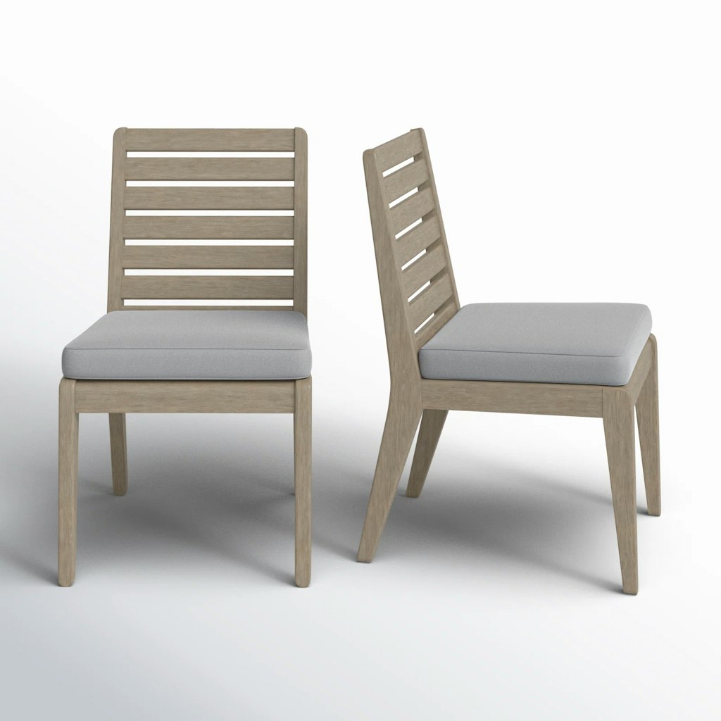 Ojai Outdoor Armless Dining Chair Set Of 2 at Joss & Main: $179 + extra 10% off Ojai Outdoor Armless Dining Chair Set Of 2 at Joss & Main: $179 + extra 10% off