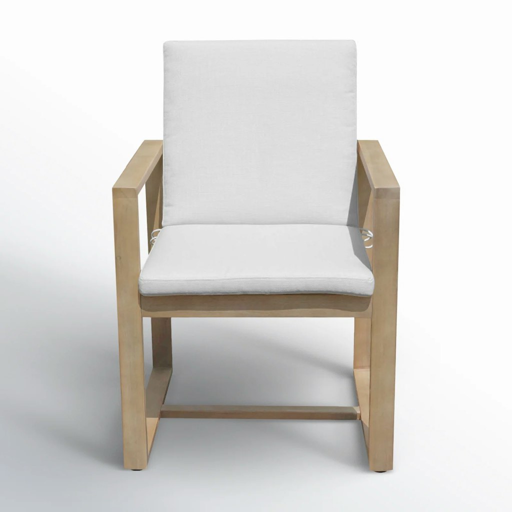 Harbor Wood Premium All-Weather Wicker Outdoor Dining Armchair at Joss & Main: $252 Harbor Wood Premium All-Weather Wicker Outdoor Dining Armchair at Joss & Main: $252