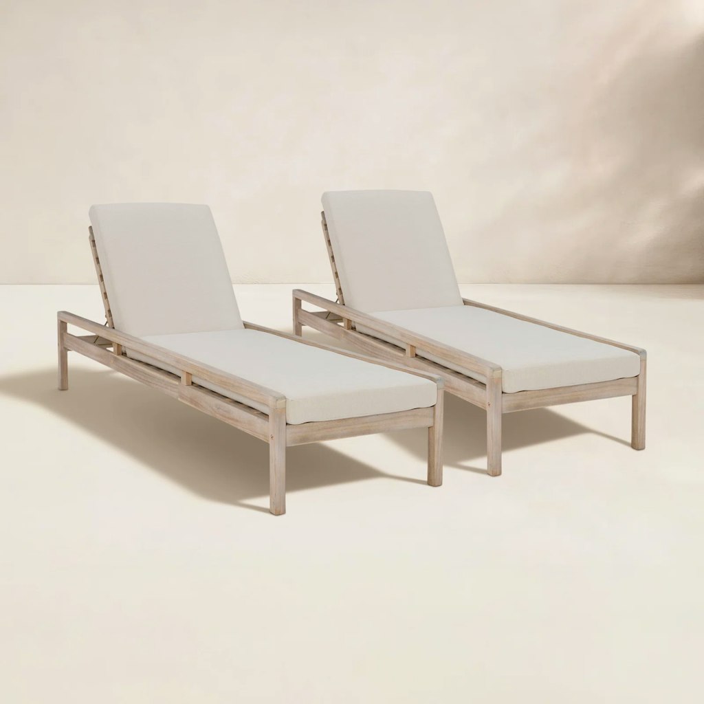 Amina Outdoor Chaise Lounges Set of 2 at Joss & Main: $1,098 Amina Outdoor Chaise Lounges Set of 2 at Joss & Main: $1,098