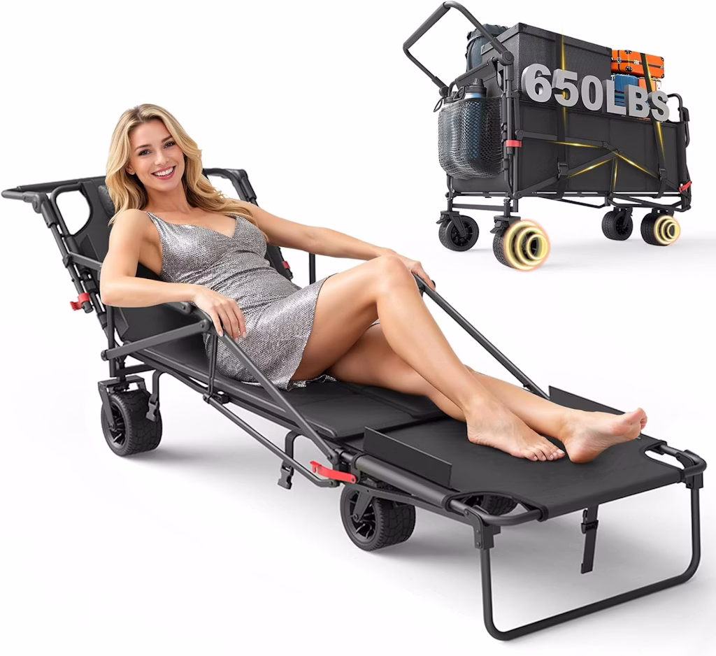650-lb. Capacity Folding Wagon: $90