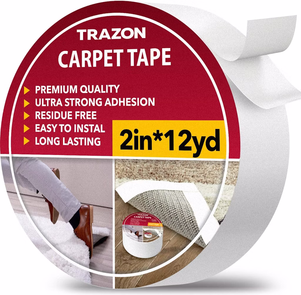 2" x 12 Yard Double-Sided Carpet Tape : $8.96 via Sub & Save