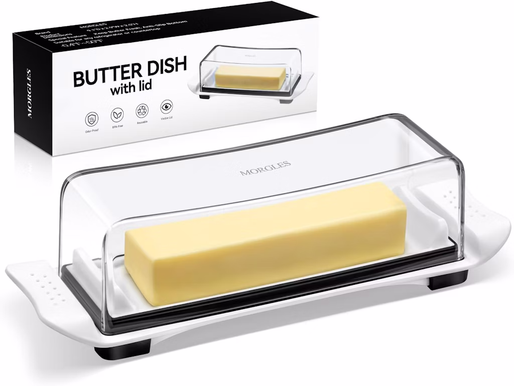 Airtight Butter Dish: $5.59