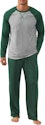 Nitagut Men's Long Sleeve Pajama Set for $10 + free shipping w/ Prime