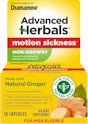 Dramamine Advanced Herbals Motion Sickness Relief 18-Count Capsules for $4.54 via Sub & Save + free shipping w/ Prime