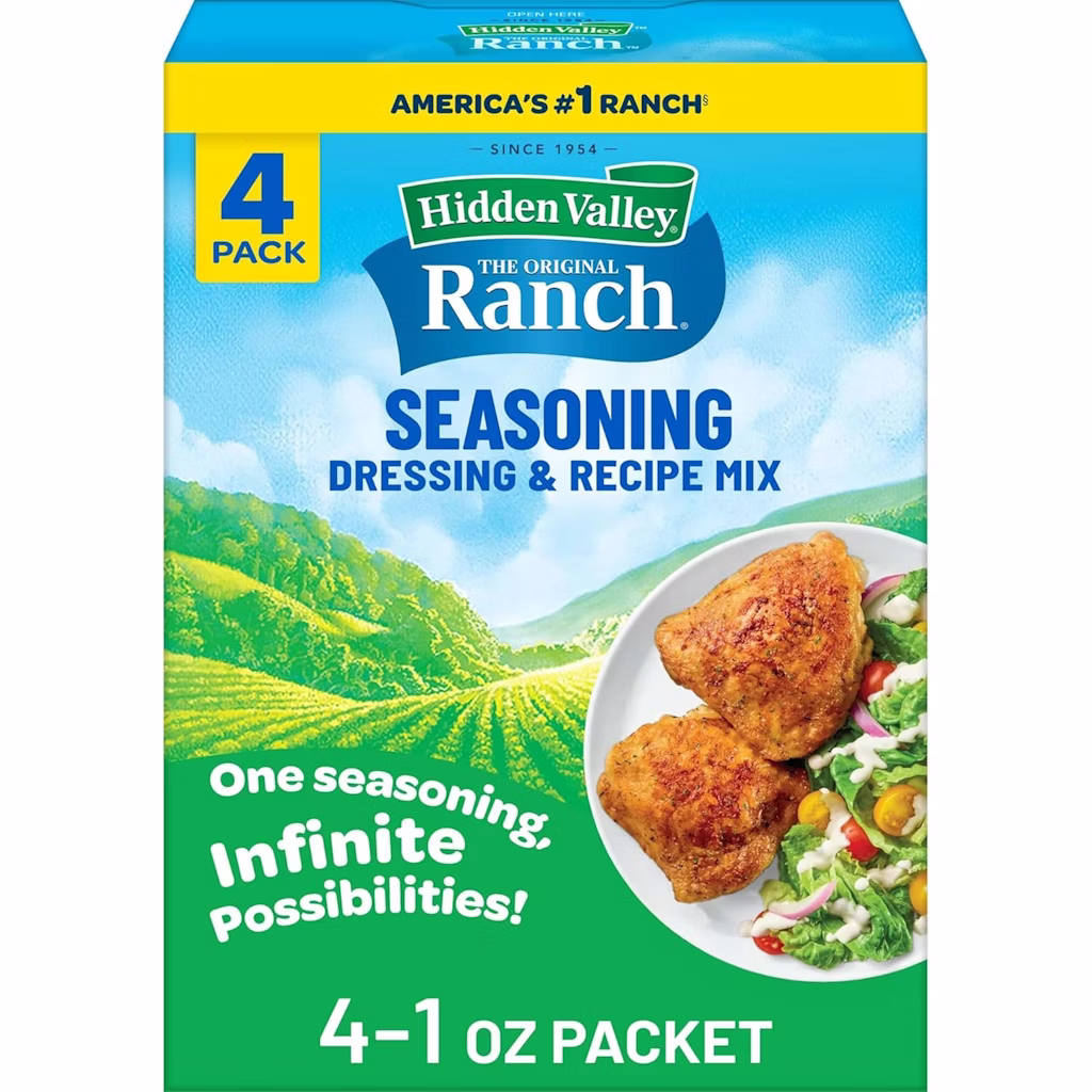 Hidden Valley Original Ranch Seasoning 1-oz. Packet 4-Pack: $3.32