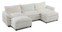 Ktaxon 120" U-Shaped Sectional Sofa for $500 + free shipping