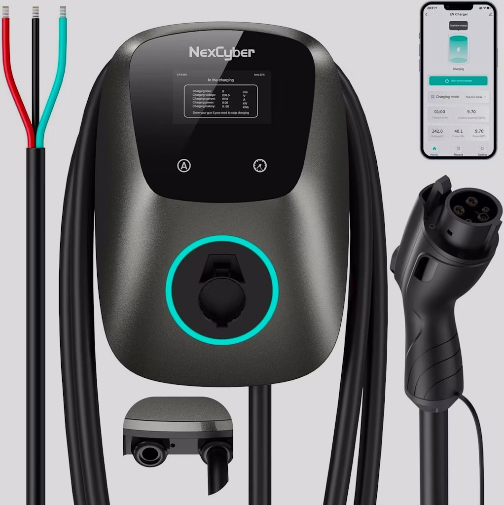 NexCyber Level 2 48A Hardwired EV Charger: $139.99