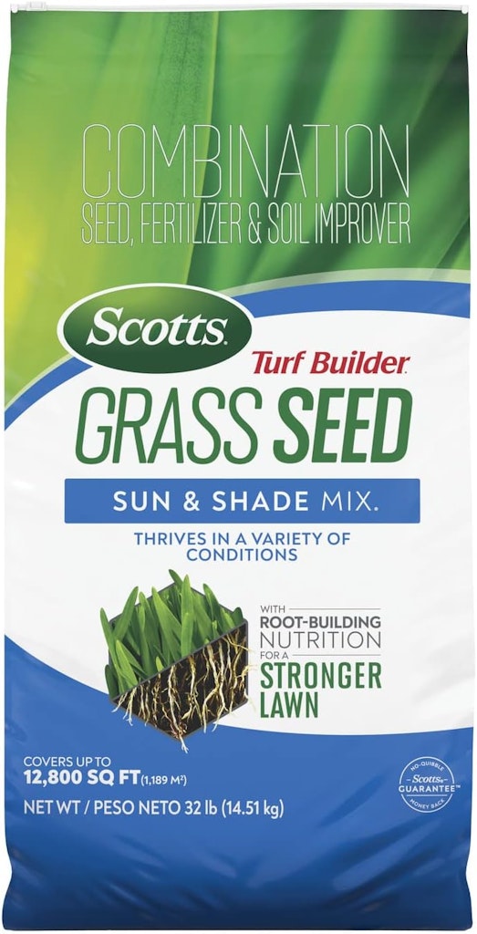 Scotts Turf Builder Grass Seed Sun and Shade Mix 32-lb. Bag: $102