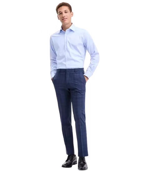 Tommy Hilfiger Men's Modern-Fit Stretch Dress Fall Pants: $25