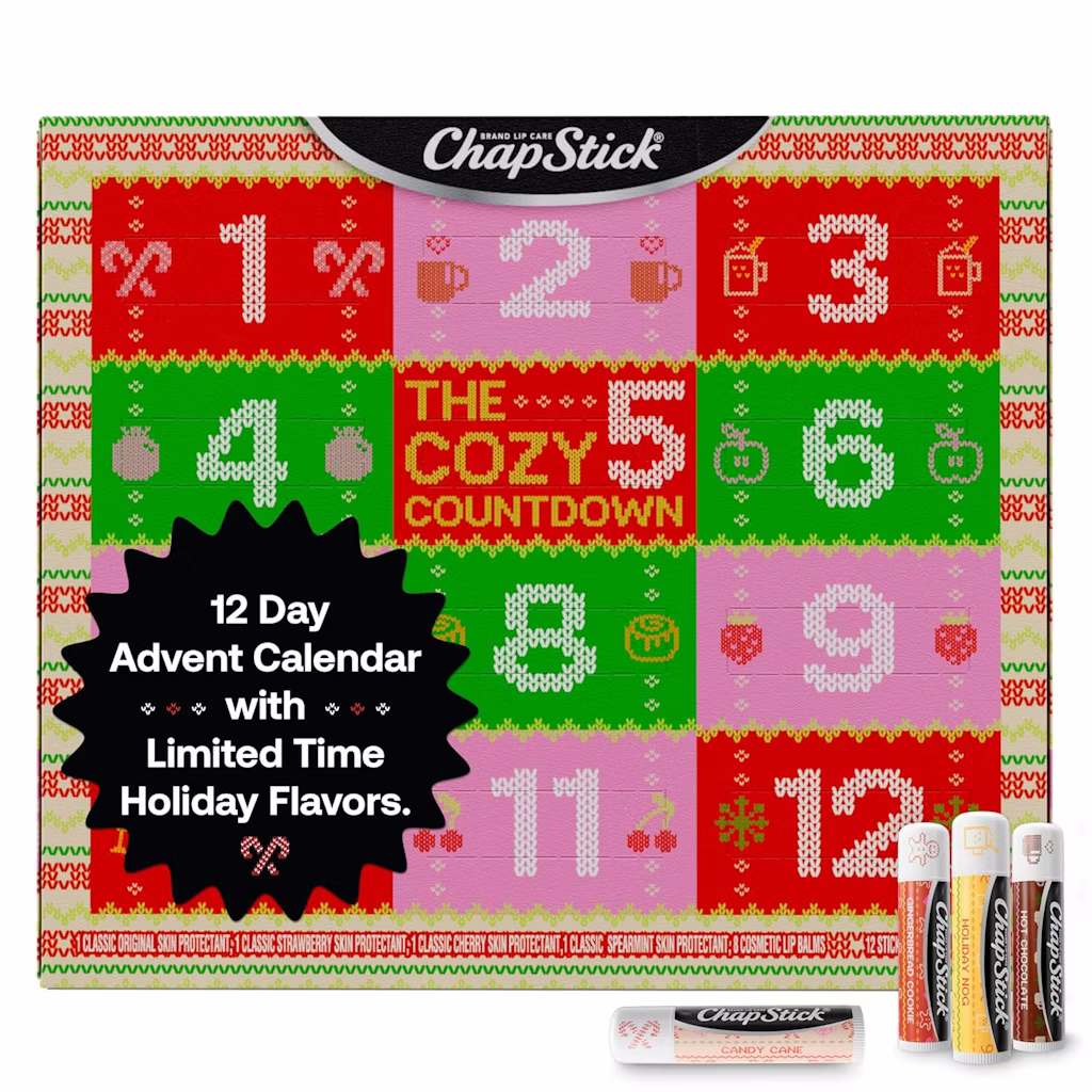 ChapStick 12-Days Advent Calendar : $6.56 via Sub & Save