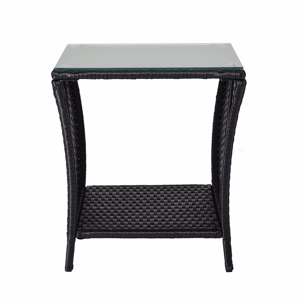 Image for Lark Manor Ariabella Square Metal Outdoor Side Table for $45 + free shipping
