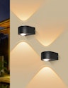 Malory Modern Waterproof Outdoor Wall Lights 2-Pack for $17 + free shipping
