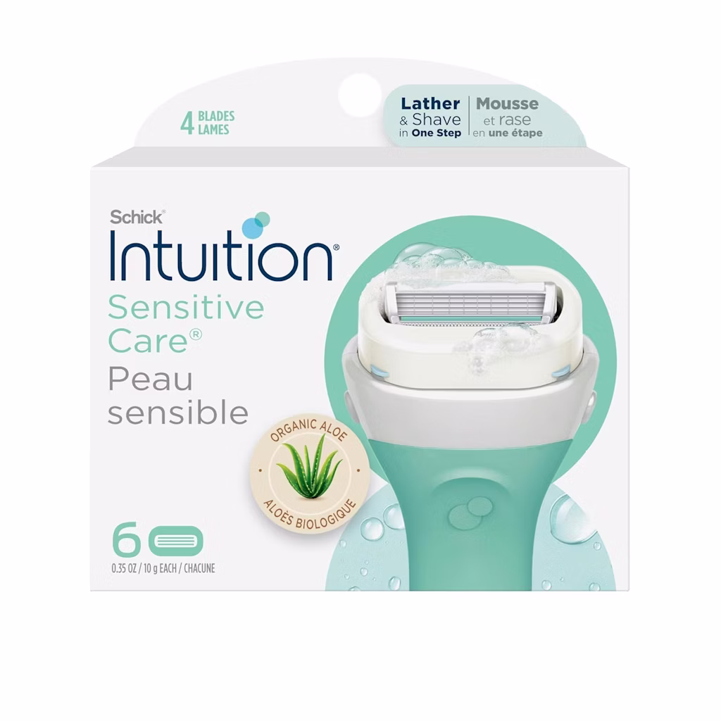 Schick Intuition Sensitive Care Razor Refill 6-Pack: $7.01 via Sub & Save Schick Intuition Sensitive Care Razor Refill 6-Pack: $7.01 via Sub & Save