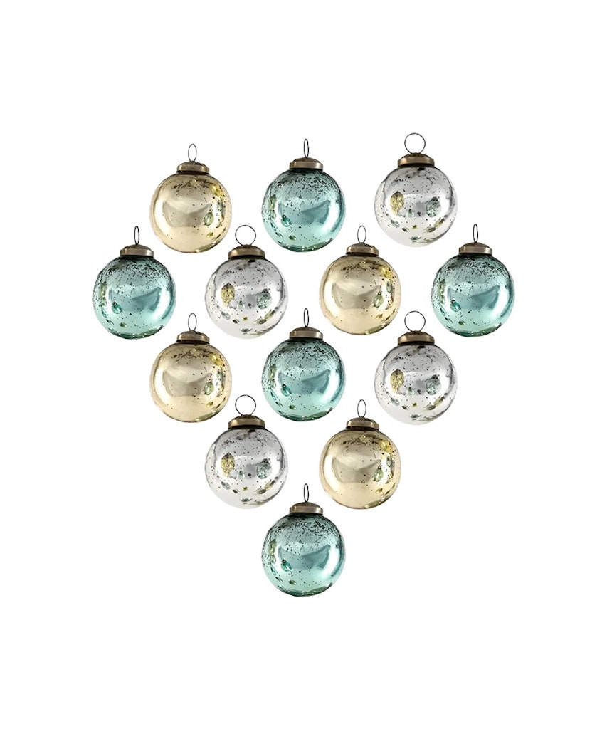 The Holiday Aisle Solid Ball Ornament Set at Joss & Main: $37 + extra 10% off The Holiday Aisle Solid Ball Ornament Set at Joss & Main: $37 + extra 10% off