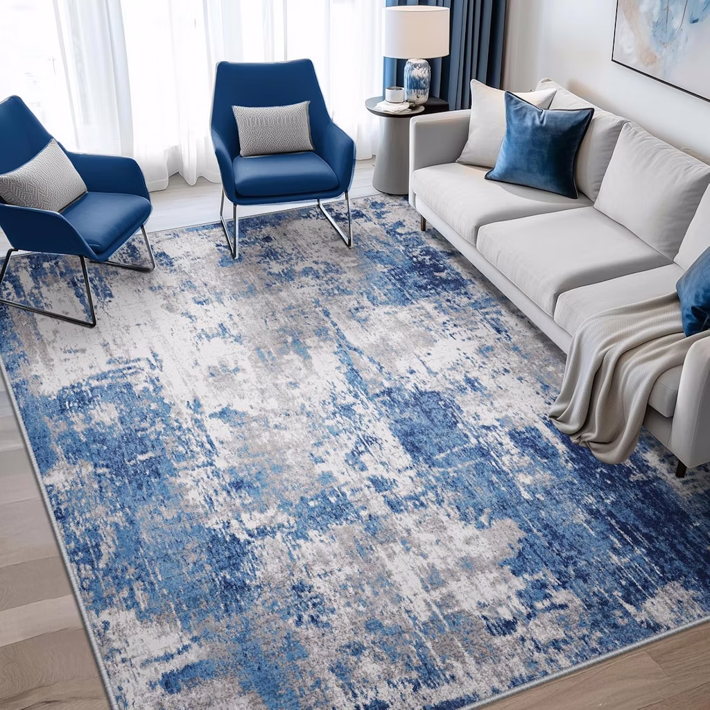 5x7-Foot Washable Area Rug: $34