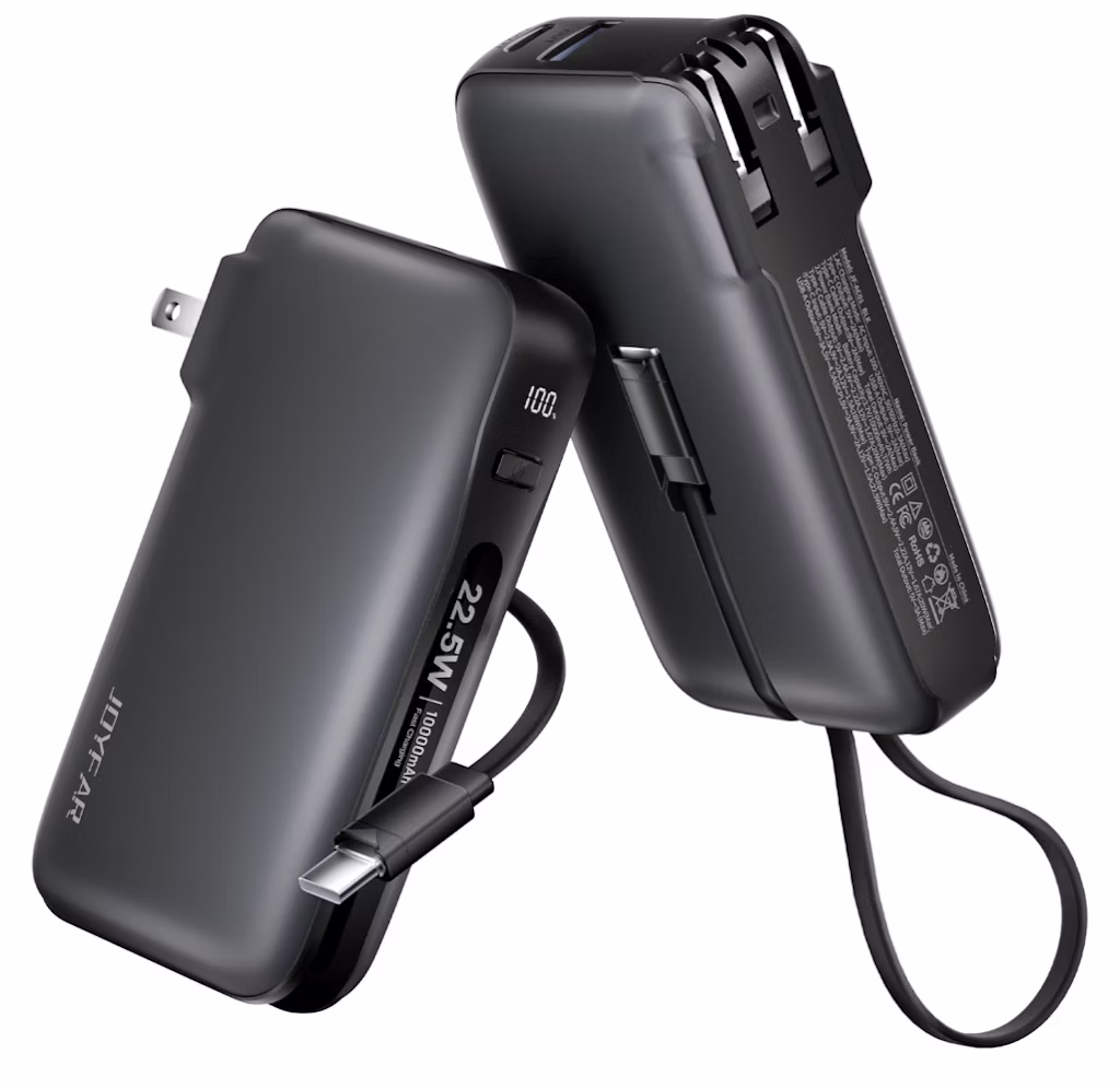 Joyfar 10,000mAh Fast Charging USB-C Powerbank w/ Wall Plug: $12 or 3 for $27 Joyfar 10,000mAh Fast Charging USB-C Powerbank w/ Wall Plug: $12 or 3 for $27