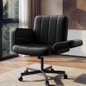 Huanuo Criss Cross Adjustable Office Chair for $75 + free shipping