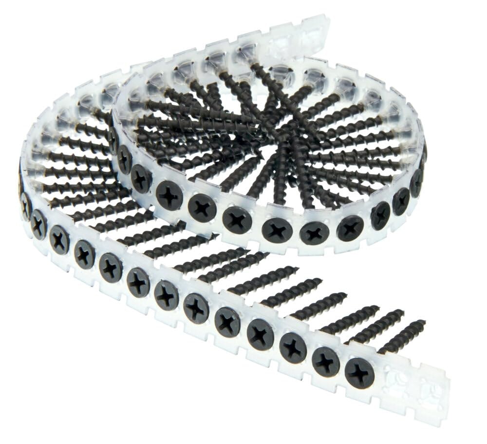 Senco Duraspin #6 x 1-5/8" Drywall-to-Wood Collated Screw 1,000-Count Tub: $19