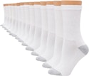Hanes Womens Crew Moisture-Wicking Socks 14-Pack for $15 + free shipping w/ Prime