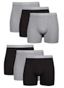 Hanes Men's Cotton Moisture-Wicking Boxer Briefs 6-Pack for $18 + free shipping w/ Prime