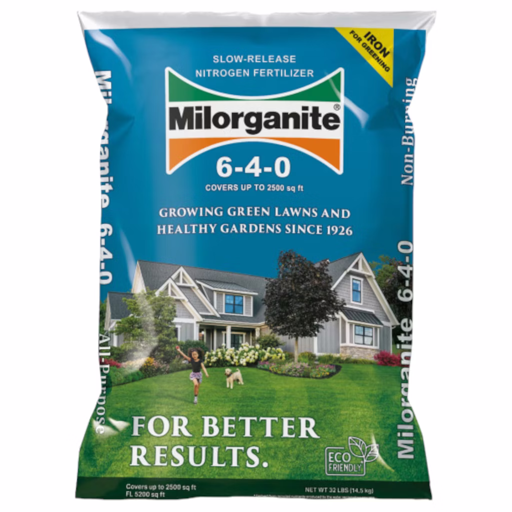 Milorganite 32-lb. Long Lasting All Purpose Lawn Food Fertilizer: $20 Milorganite 32-lb. Long Lasting All Purpose Lawn Food Fertilizer: $20