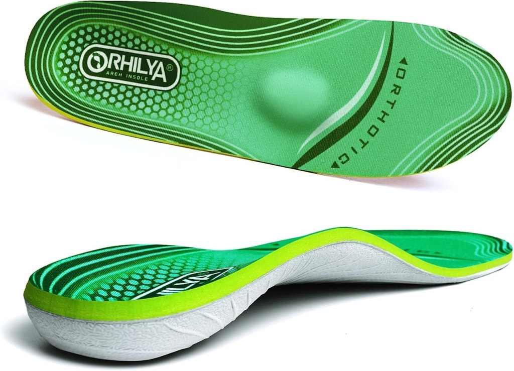 Orhilya 220lbs+ High Arch Support Insoles for Plantar Fasciitis Relief: From $9.74