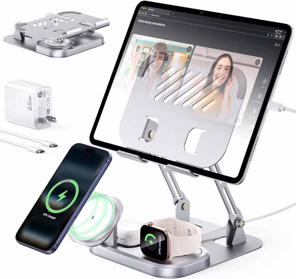 Meifigno 65W 5-in-1 Charging Station for Apple Devices: $39.99