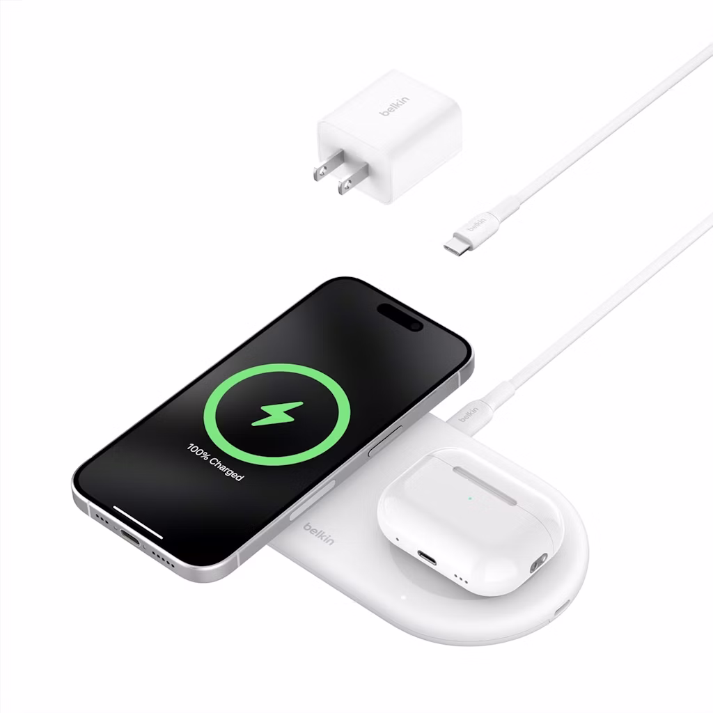 Belkin 2-in-1 Wireless Charging Pad : $33 Belkin 2-in-1 Wireless Charging Pad : $33