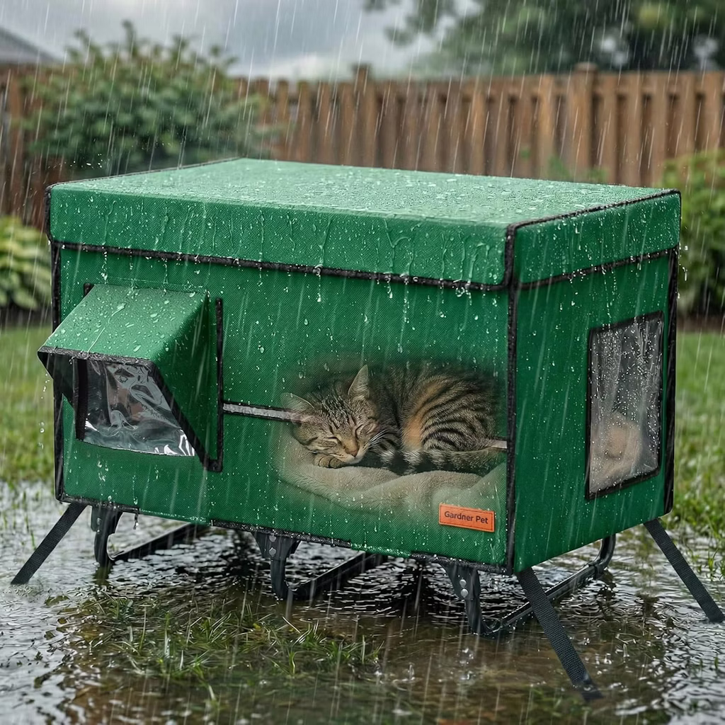 Gardner Pet Collapsible Waterproof Cat Shelter: $19.99