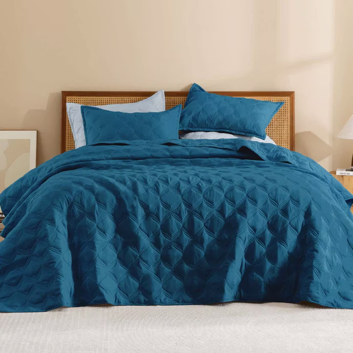Litanika Home Bedspreads & Coverlets 3-Piece Quilt Set: $33 Litanika Home Bedspreads & Coverlets 3-Piece Quilt Set: $33