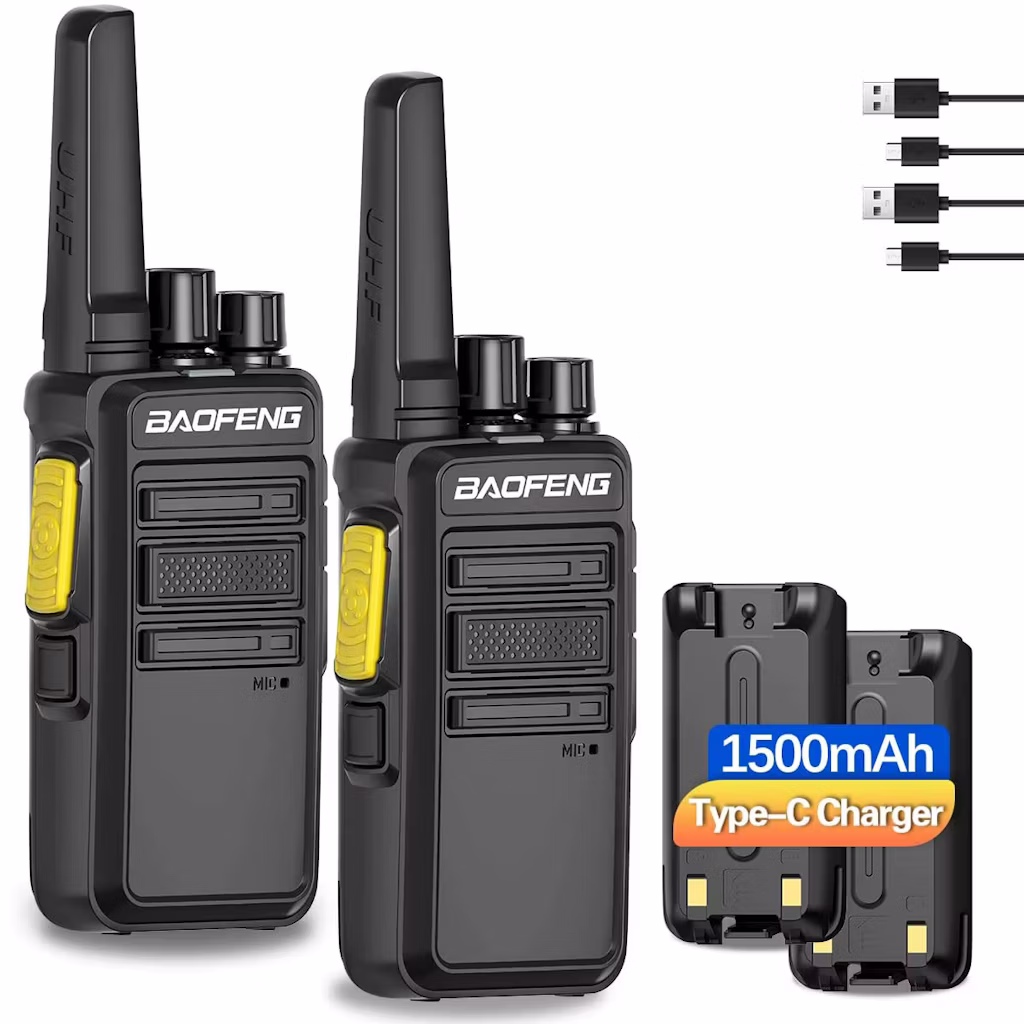 Baofeng V12D GMSK Digital and Analog Dual-Mode Walkie Talkie 2-Pack: $9.89