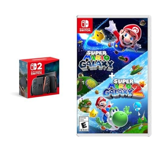 Nintendo Switch 2 Super Mario Galaxy + Super Mario Galaxy 2 Console Bundle: $500