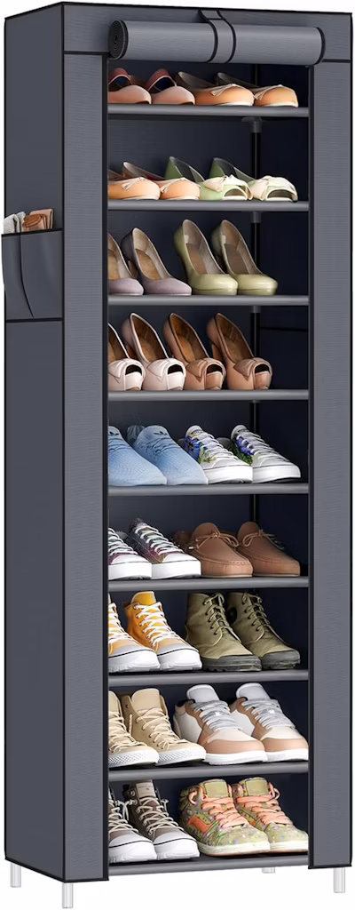 Songmics 10-Tier Shoe Rack: $19.54