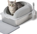 Simple Deluxe XL Stainless Steel Litter Box with Lid for $34 + free shipping