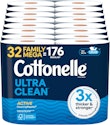 Cottonelle Ultra Clean Toilet Paper Family Mega Roll 32-Pack for $23 via Sub & Save + free shipping